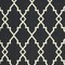 Homeroots 5 x 8 ft. Black & Ivory Trellis Indoor & Outdoor Area Rug 389533 - alternate 5